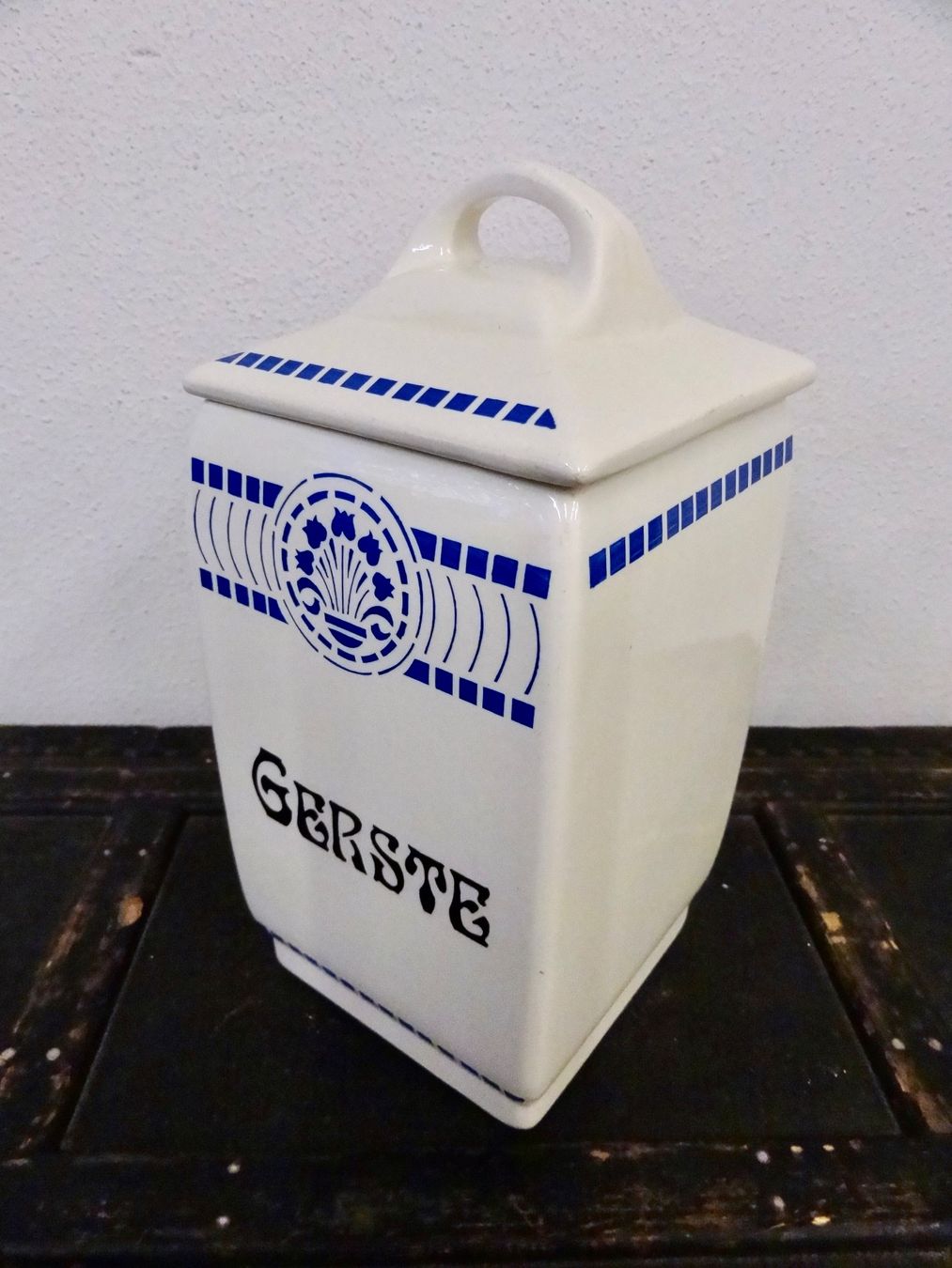 Behälter & Ähnliches: Vintage Vorratsdose GERSTE Dose Vorratsbehälter Keramik – Neu (gemäss Beschreibung) aus Kerzers von zimmergruen 2