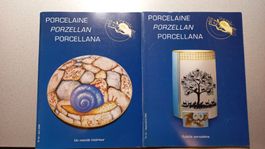 Porzellan Zeitschriften/Magazine, 2 Stück