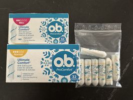o.b. ProComfort Tampons Mini und Normal