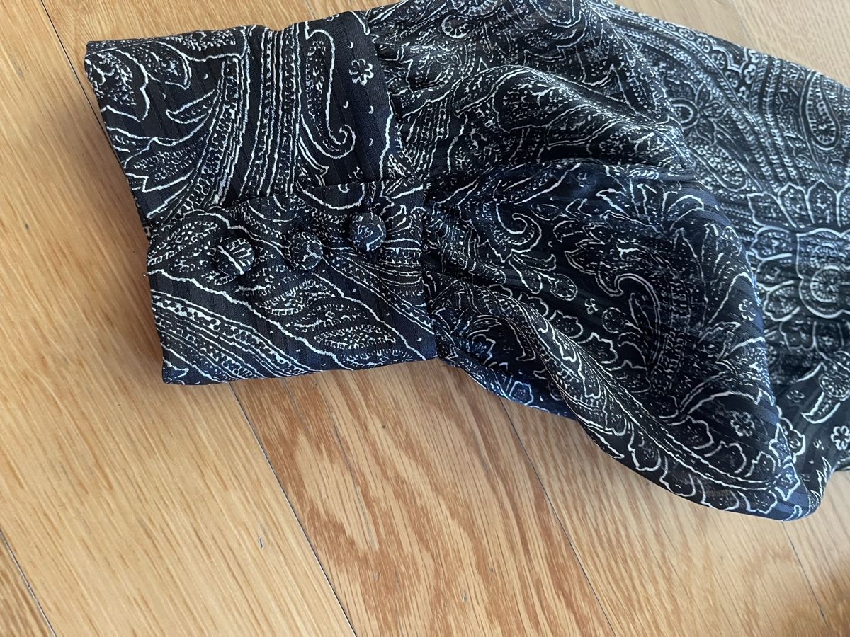 Kleider: Kleid Maxikleid Boho Wickeloptik Gr. S 36 schwarz gemustert – Gebraucht aus Rüschlikon von Lajniii 9