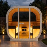Traditionelle Sauna - Outdoor Fasssauna CARTAGENA + Ofen 8kW