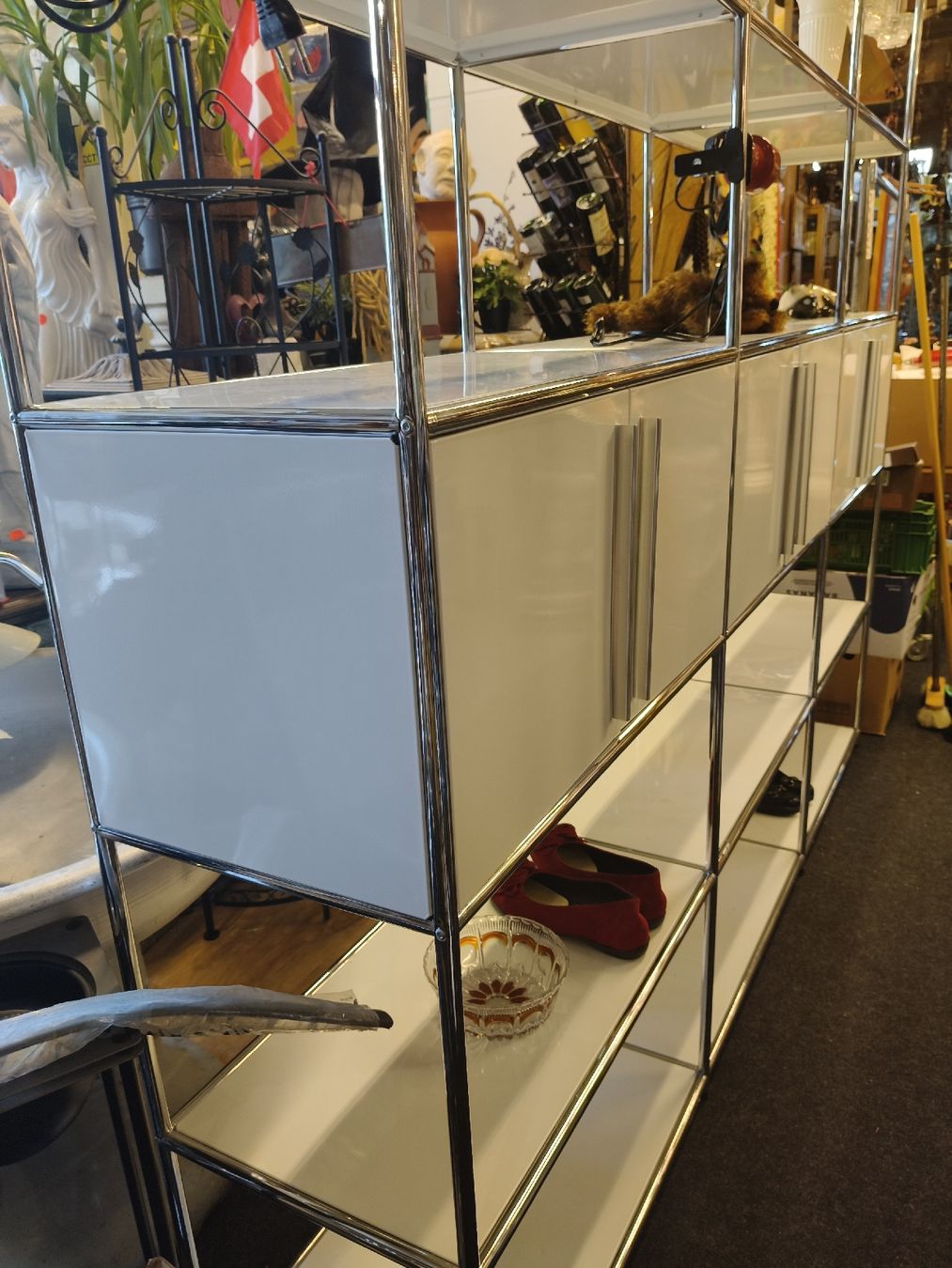 Scaffali: Büro Regal weiss Chrom – Usato da Zwingen venduto da inf_2blh 3
