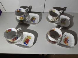 Nr. 16 Porzellan Teetassen 4 Stück