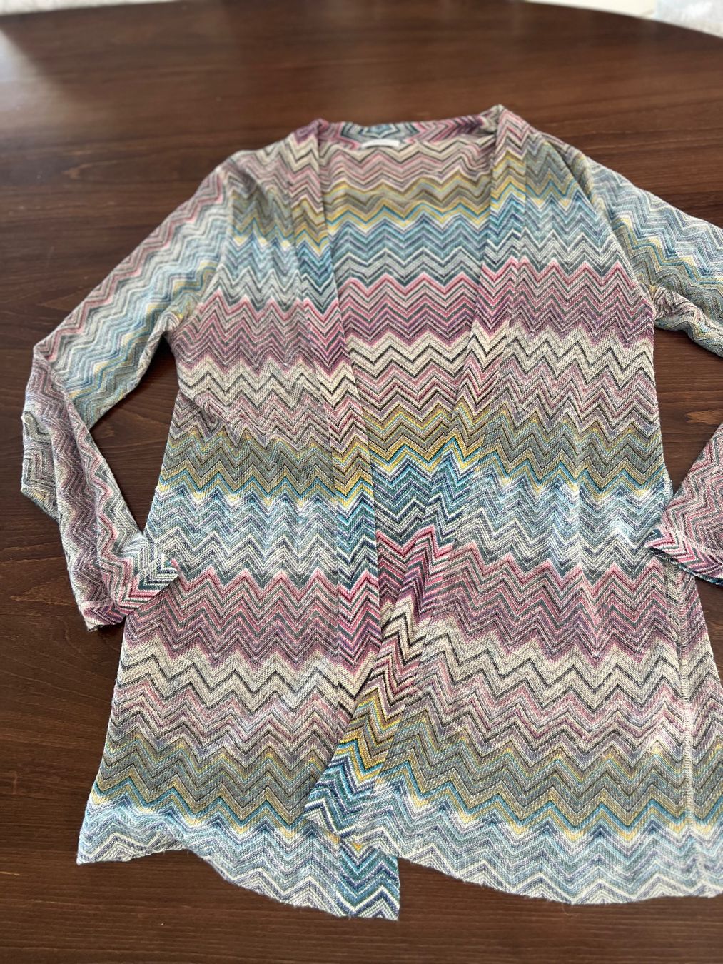 Riani Giacche: Riani- Bunte Sommer-Strickjacke, Grösse M, – Usato da Ebmatingen venduto da Mistelu