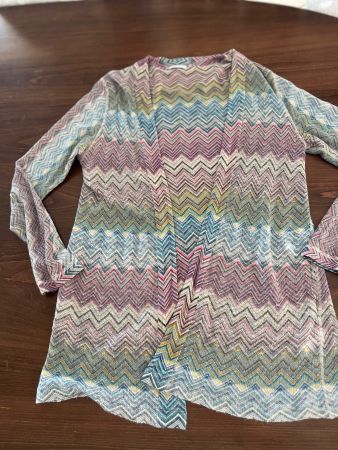 Riani- Bunte Sommer-Strickjacke, Grösse M,