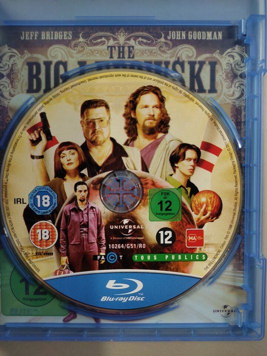 Tutti i DVDs: The Big Lebowski - Blu-ray Disc - Top Zustand! – Usato da St.Galllen venduto da elkaphone 1