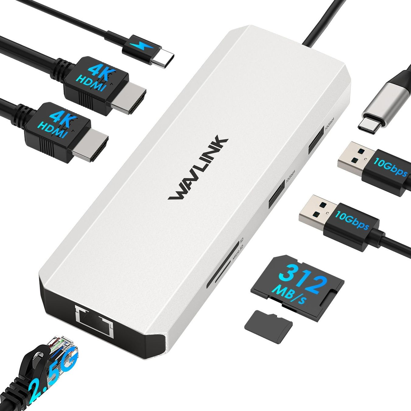 Dockingstation: Dual-4K Laptop-Dockingstation mit 2,5G Ethernet – Neu und originalverpackt aus Suhr von SchnapperCH 7
