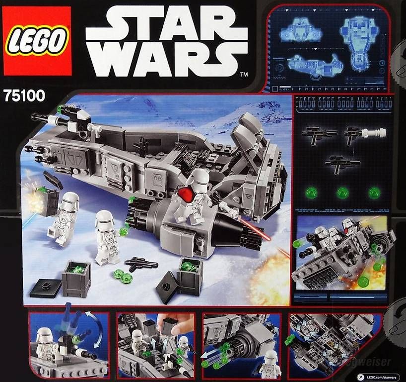 Lego Spielzeuge: Lego Star Wars First Order Snowspeeder (75100) – Neu und originalverpackt aus Birsfelden von der-Wegweiser 5
