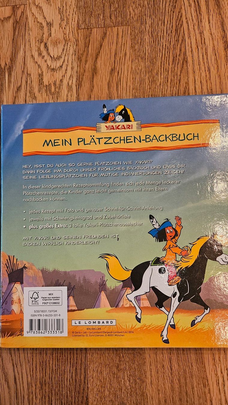 Libri: Backbuch, Yakari, Mein Plätzchen-Backbuch – Usato da Trachslau venduto da Daniel12766 1