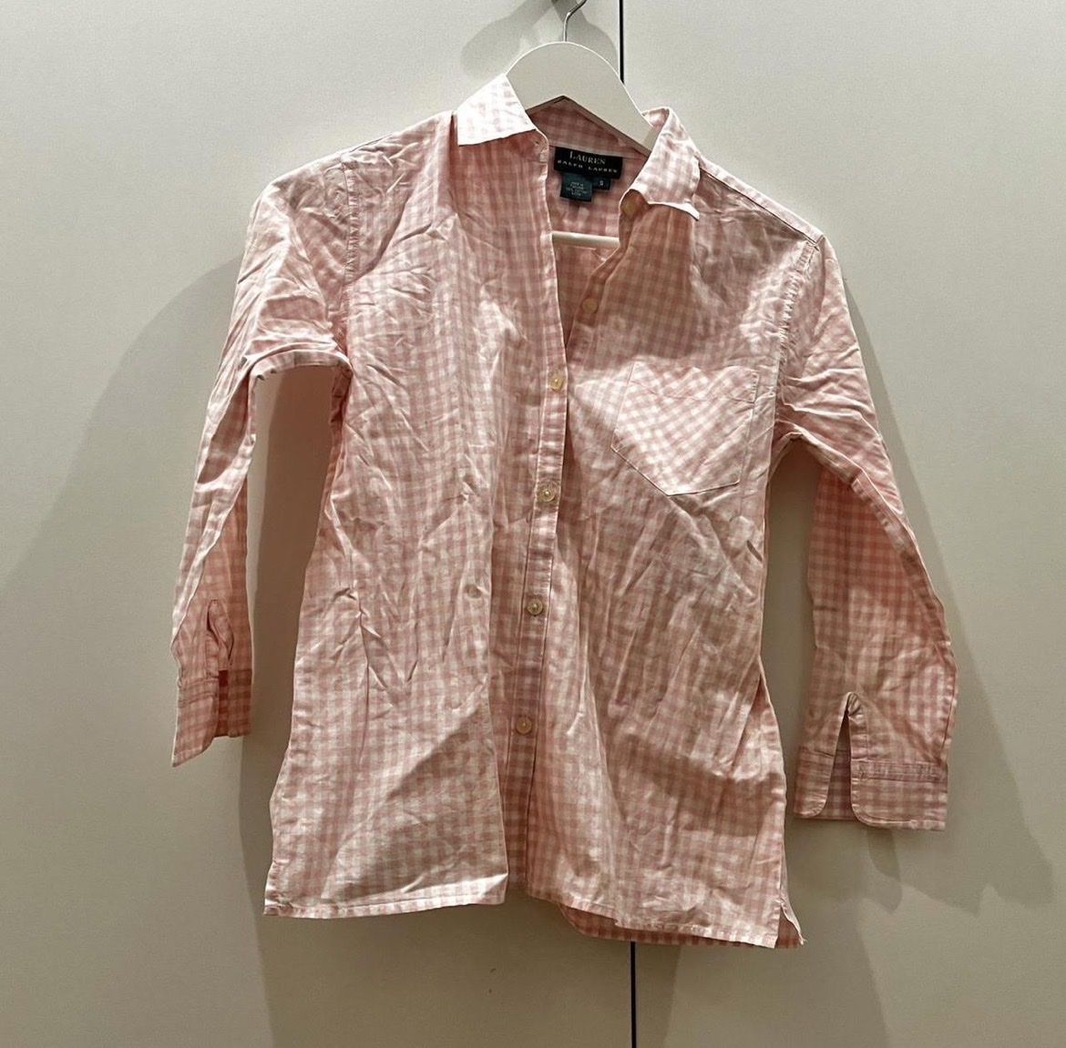 Ralph Lauren Camicette: RALPH LAUREN PINK CHECKERED SHIRT – Usato da Genève venduto da toandfrom 2