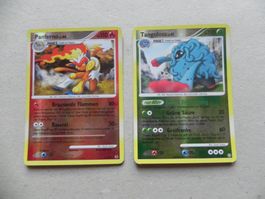 2 Pokémon Sammelkarten 2009 Text Deutsch 110 KP glänzend