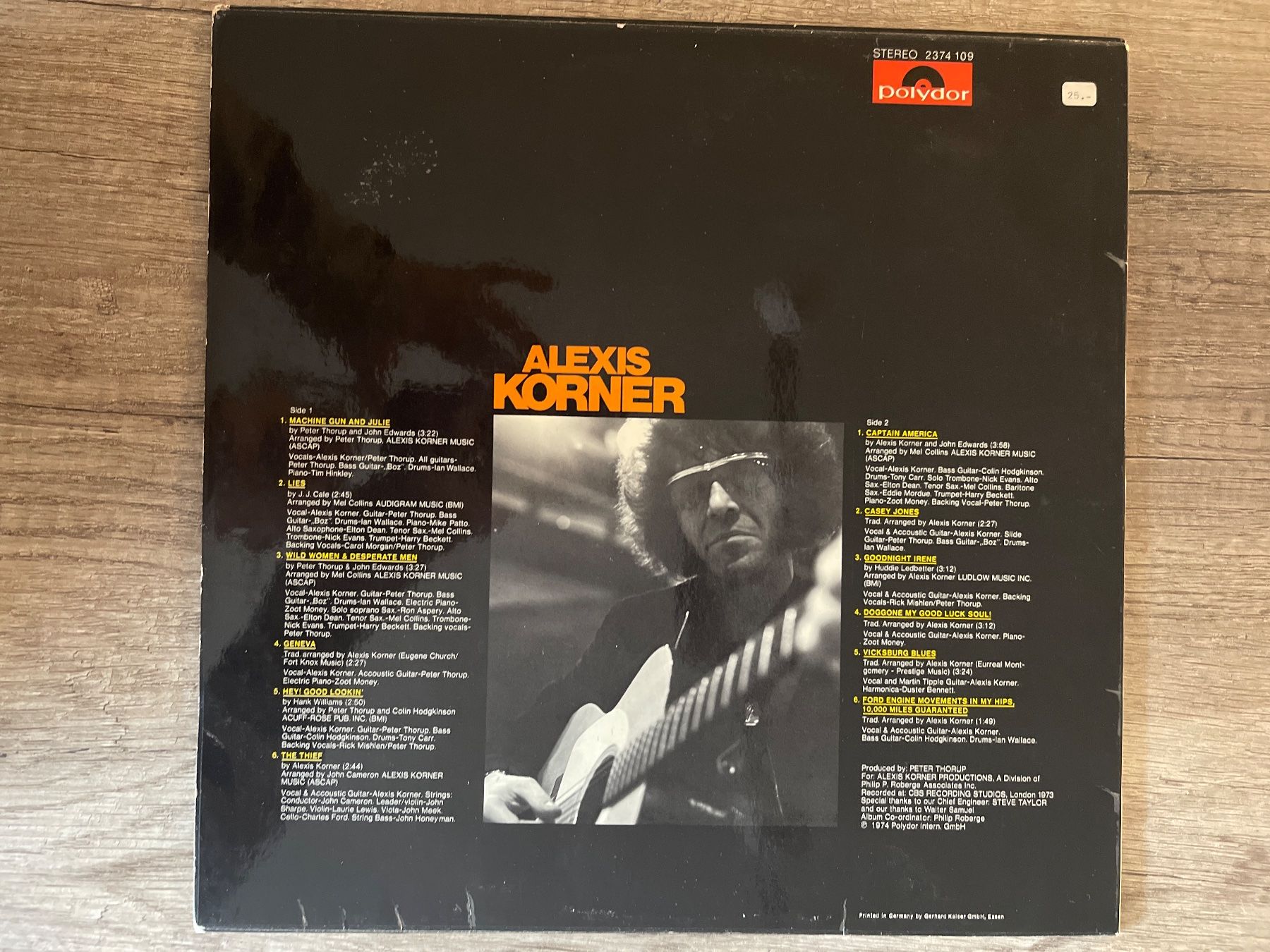 Dischi in vinile: S1313/Alexis Korner LP - Polydor – Usato da Frutigen venduto da Philippe_jsp 1