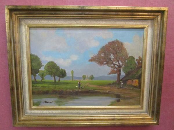Tableaux: Oel auf Leinwand - sign. - Landschaft – D'occasion à Luzern par Horoskop1