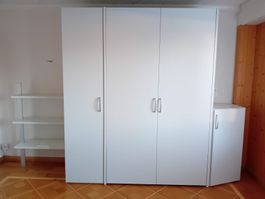 Möbel Zehnder Schrankbett 120x200 + Schrankwand – wie neu