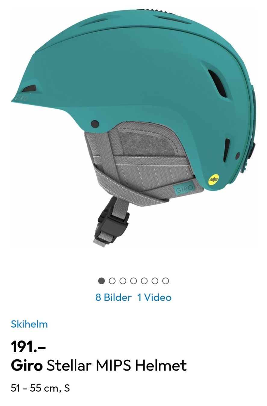 Giro Caschi: Giro Skihelm Stellar MIPS (S) – Usato da Lenzburg venduto da LRD289 5