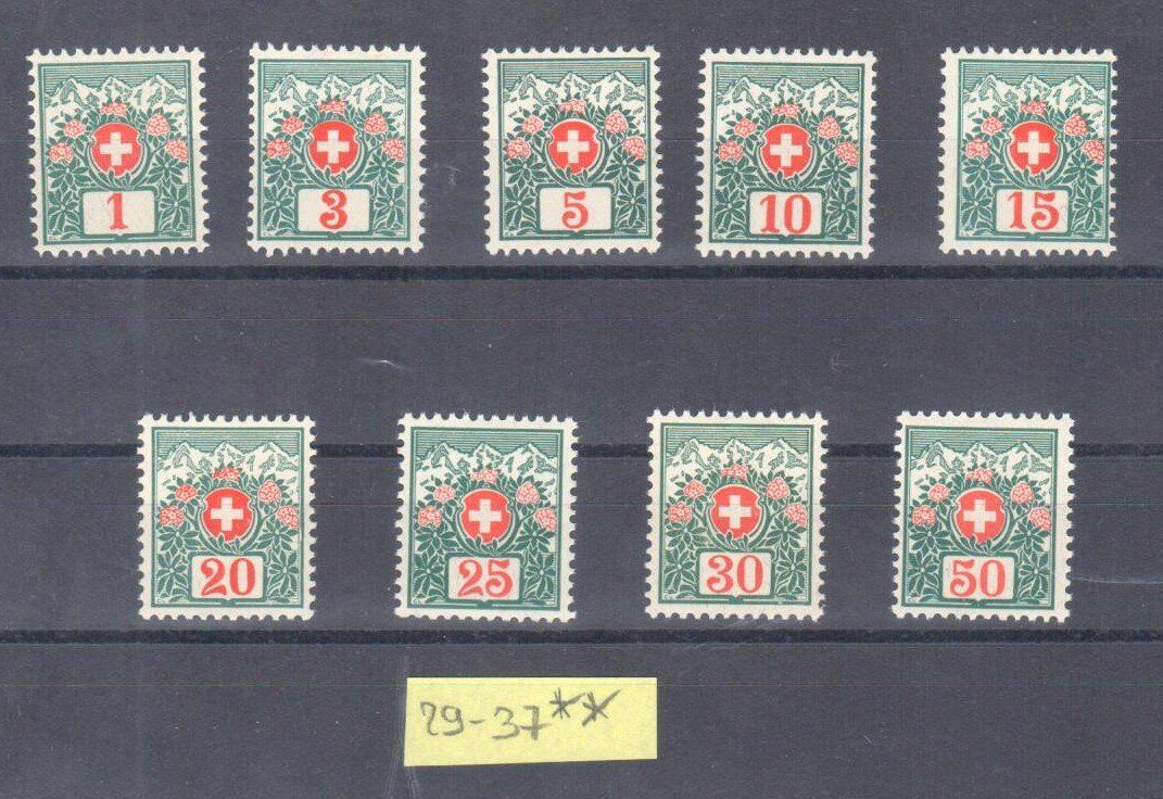 Tutti i francobolli: Nachporto Marken Schweizer Wappen – Nuovo (secondo la descrizione) da Appenzell venduto da Murpa