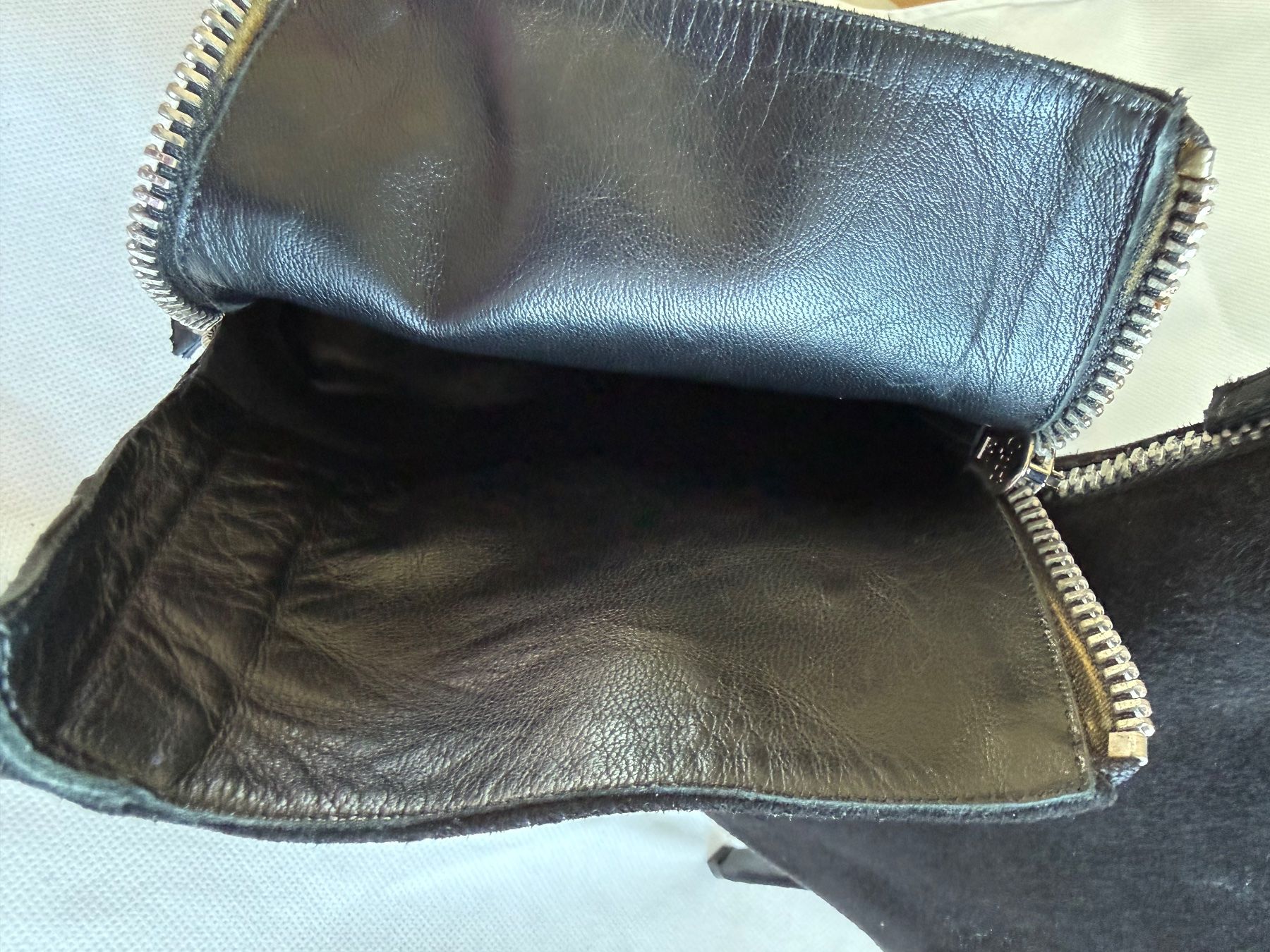 Scarpe da donna: Bottines en daim noir avec deux fermetures éclairs – Usato da Vernier venduto da ley_yqh9 4