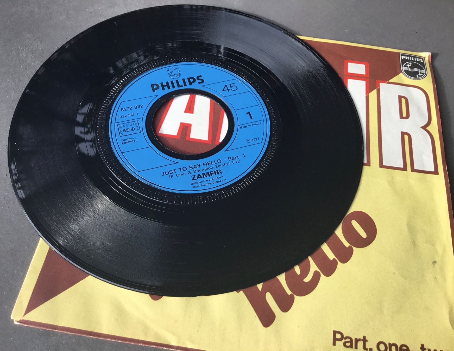 Dischi in vinile: ZAMFIR | just to say hello – Usato da Eggersriet venduto da Wiese61 2