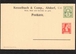 PR GS Kesselbach & Comp Altdorf ,Uri , oben/unten gezähnt