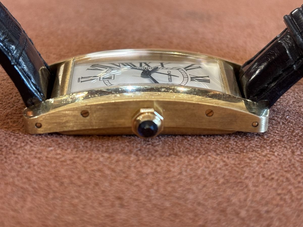 Cartier Orologi: Cartier Tank Americaine Oro Automatico – Usato da Mendrisio venduto da TicinoWatchLab 3