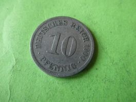 Dt. Reich 1900 A, 10 Pfennig