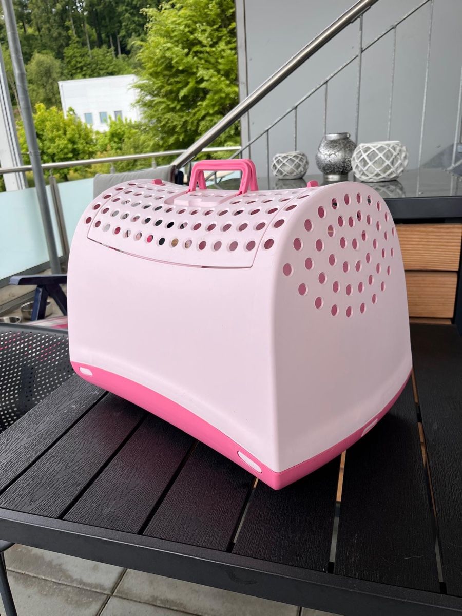 Gabbie, trasporto & Sicurezza: Katzen-Transportbox – Usato da Safnern venduto da Grummelbaer_8 2