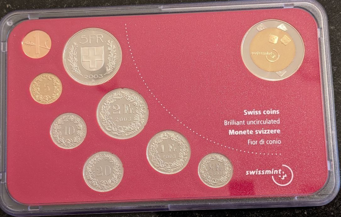 Tutti le monete: Münzsatz Baby 2003 stgl – Nuovo (secondo la descrizione) da Arch venduto da moneyswiss 2
