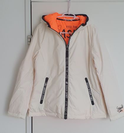 Winterjacke mit Kapuze, Gr. M
