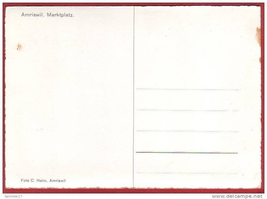 Cartoline postali: AMRISWIL MARKTPLATZ – Usato da Grüningen venduto da Kartenlaube 1