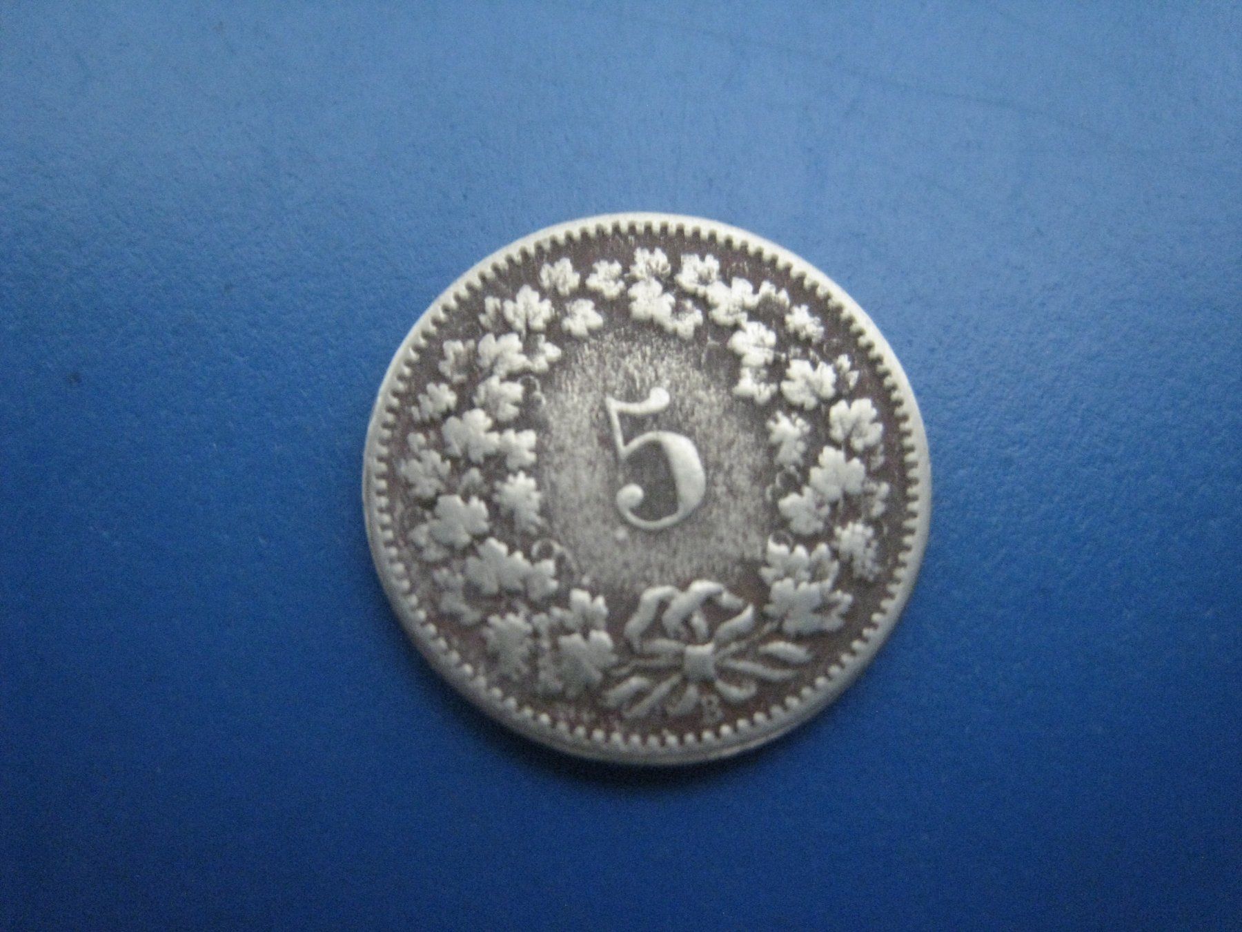 Tutti le monete: 5 Rappen 1906   (101) – Usato da Aarwangen venduto da Pinsel7890 1