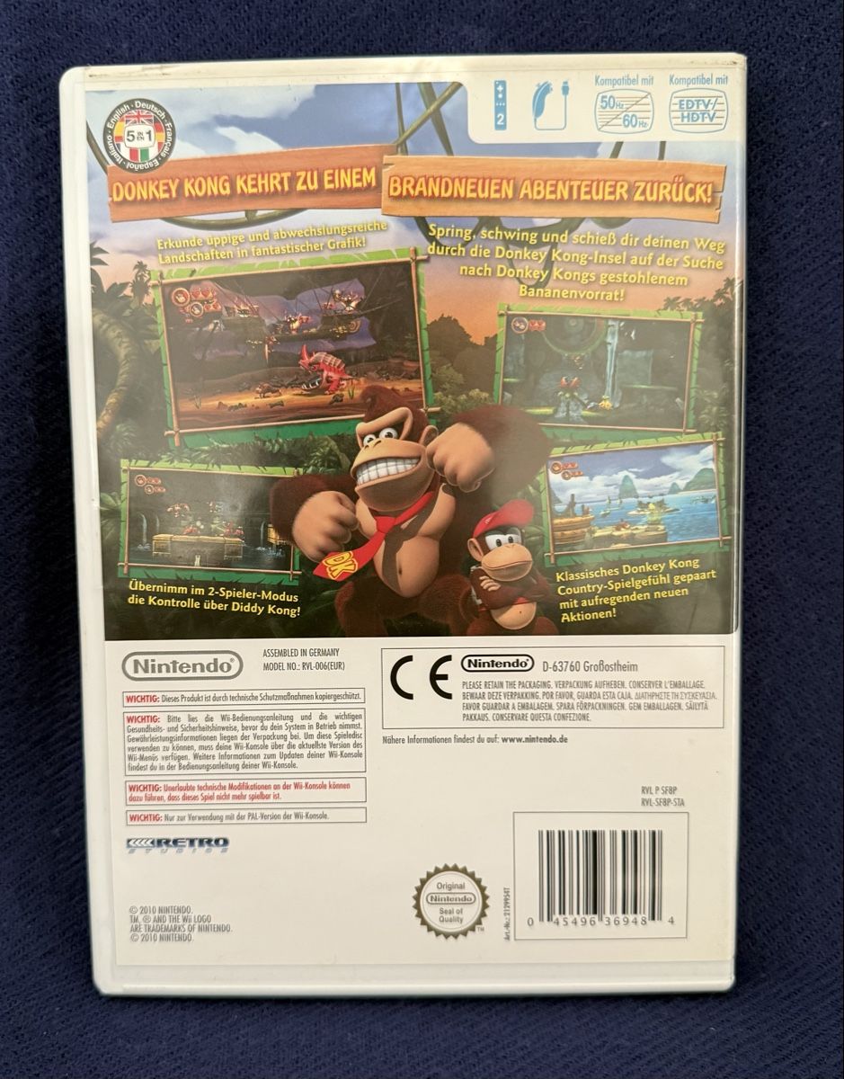 Nintendo Giochi: Wii Donkey Kong Country Returns – Usato da Opfikon venduto da Luis144 1