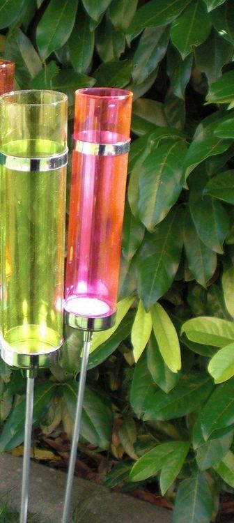 1 Gartenstecker Windlicht Glas, H 100 cm Kaufen auf Ricardo