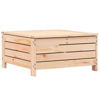Gartenhocker 62x63,5x32 cm Massivholz Kiefer