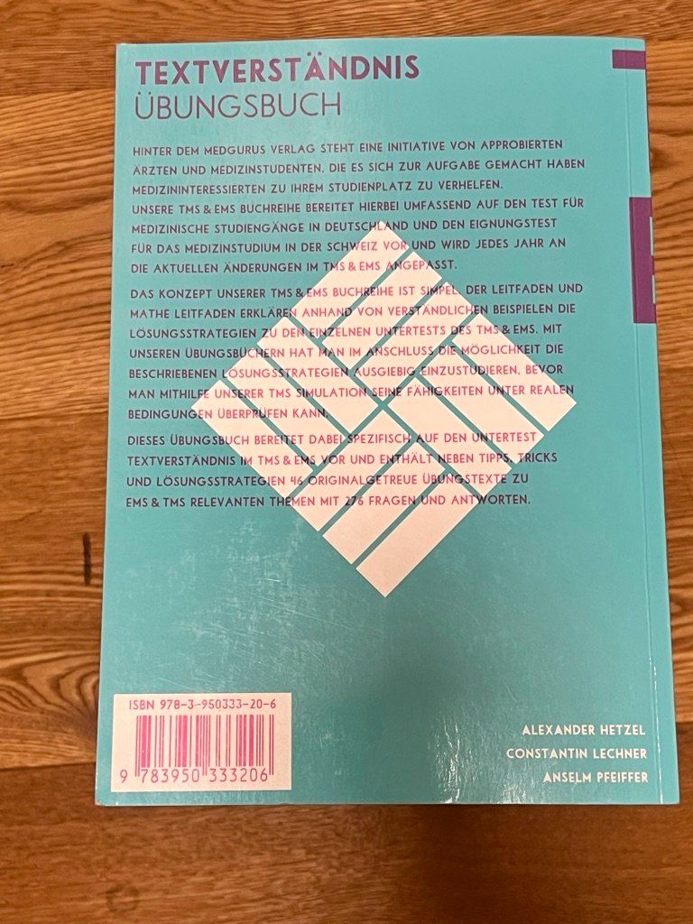 Libri: EMS TMS Textverständnis Med Gurus – Nuovo (secondo la descrizione) da Gommiswald venduto da RiLiMa 1