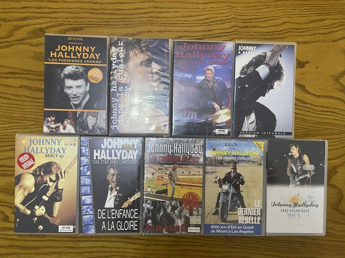 Tutti i VHS: JOHNNY HALLYDAY : Collection VHS vidéo | NEW – Nuovo (secondo la descrizione) da Denges venduto da Ricautomotive
