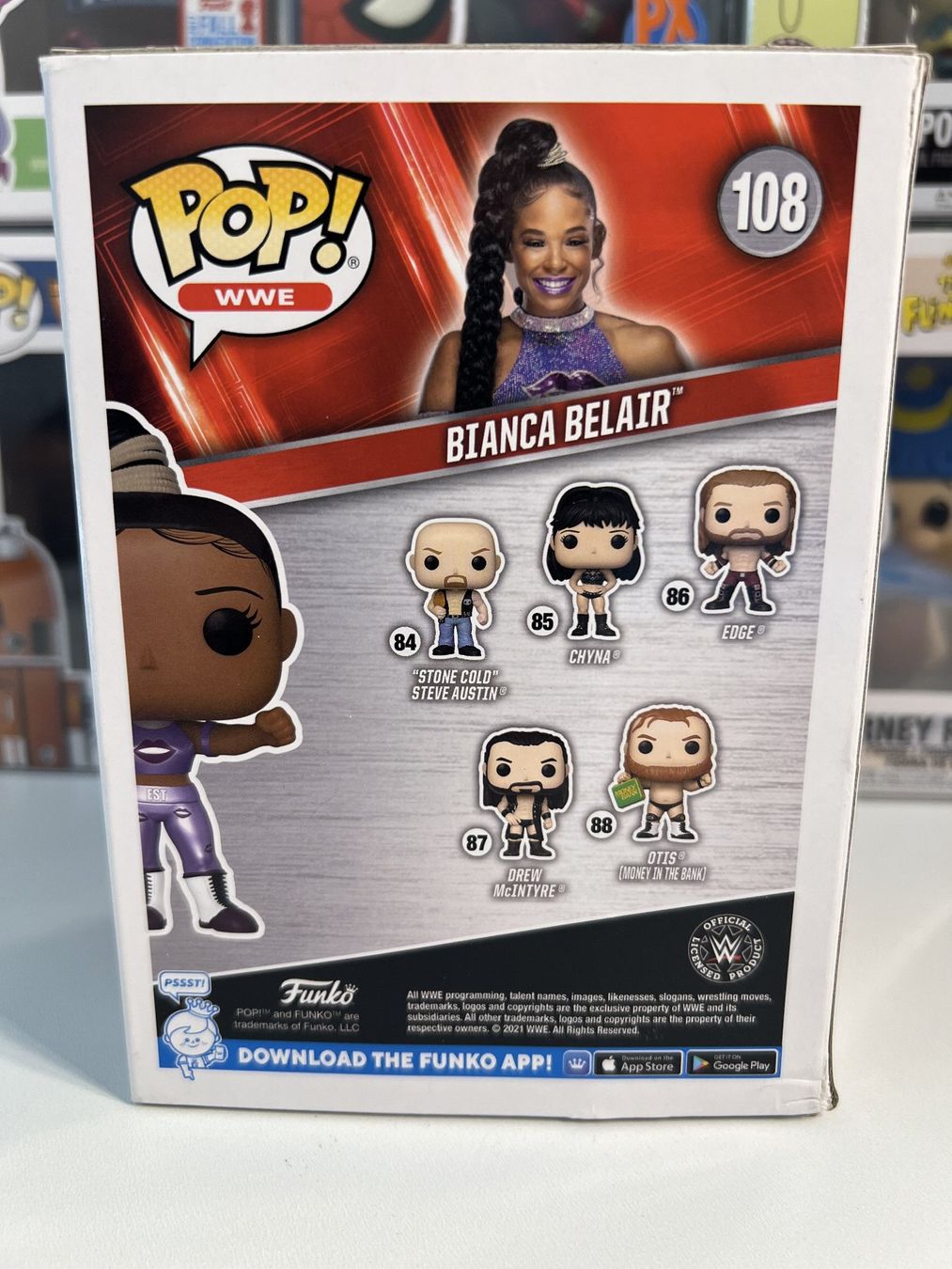 Funko Statuette: Funko POP! WWE Bianca Belair – Nuovo e nell'imballaggio originale da Le Mouret venduto da perfectbijou 2