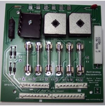 Flipperkästen: RECTIFIER BOARD BPS018 – Neu (gemäss Beschreibung) aus Schalunen von schwabspielautomaten