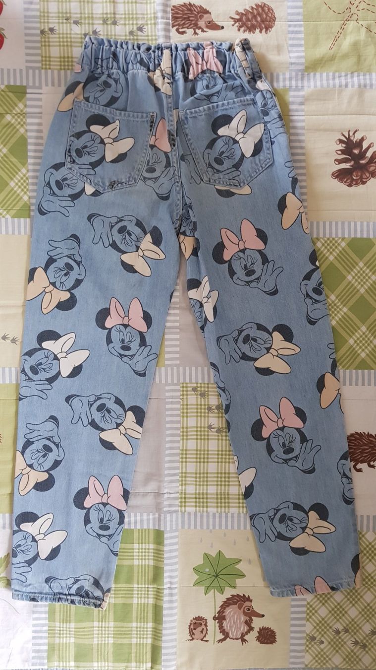 H&M Pantaloni: Minnie Mouse Jeans H&M Gr.140 – Usato da Luzern venduto da silvermoon12 1