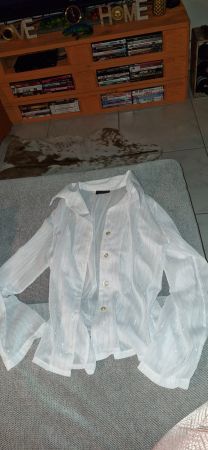 Sommerliche Bluse von Savage, Gr. S-M, leicht & luftig