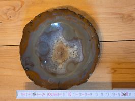 Edelstein Achat Scheibe, Aschenbecher