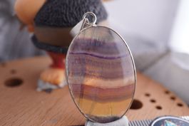 Fluorite   Regenbogen       Anhänger  Räumung