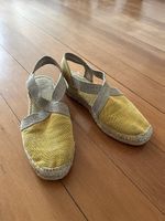 Sommerliche Espadrilles, Gelb, Gr. 36 - Bequem & Schön!