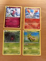 4 Diverse Pokemon Karten