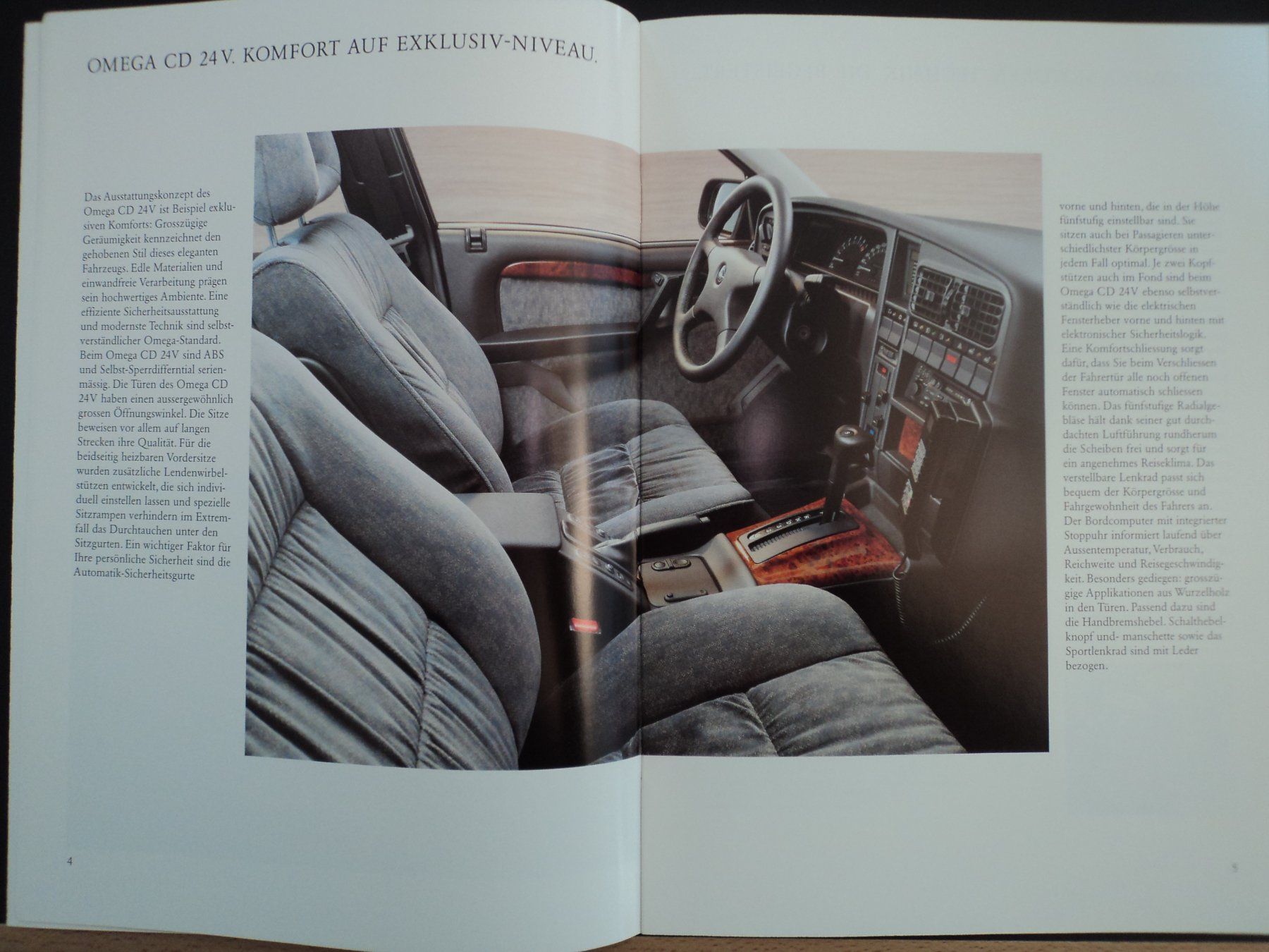 Opel Documenti: Prospekt Opel Omega 1992 – Usato da Schwarzenburg venduto da modelCARama 2