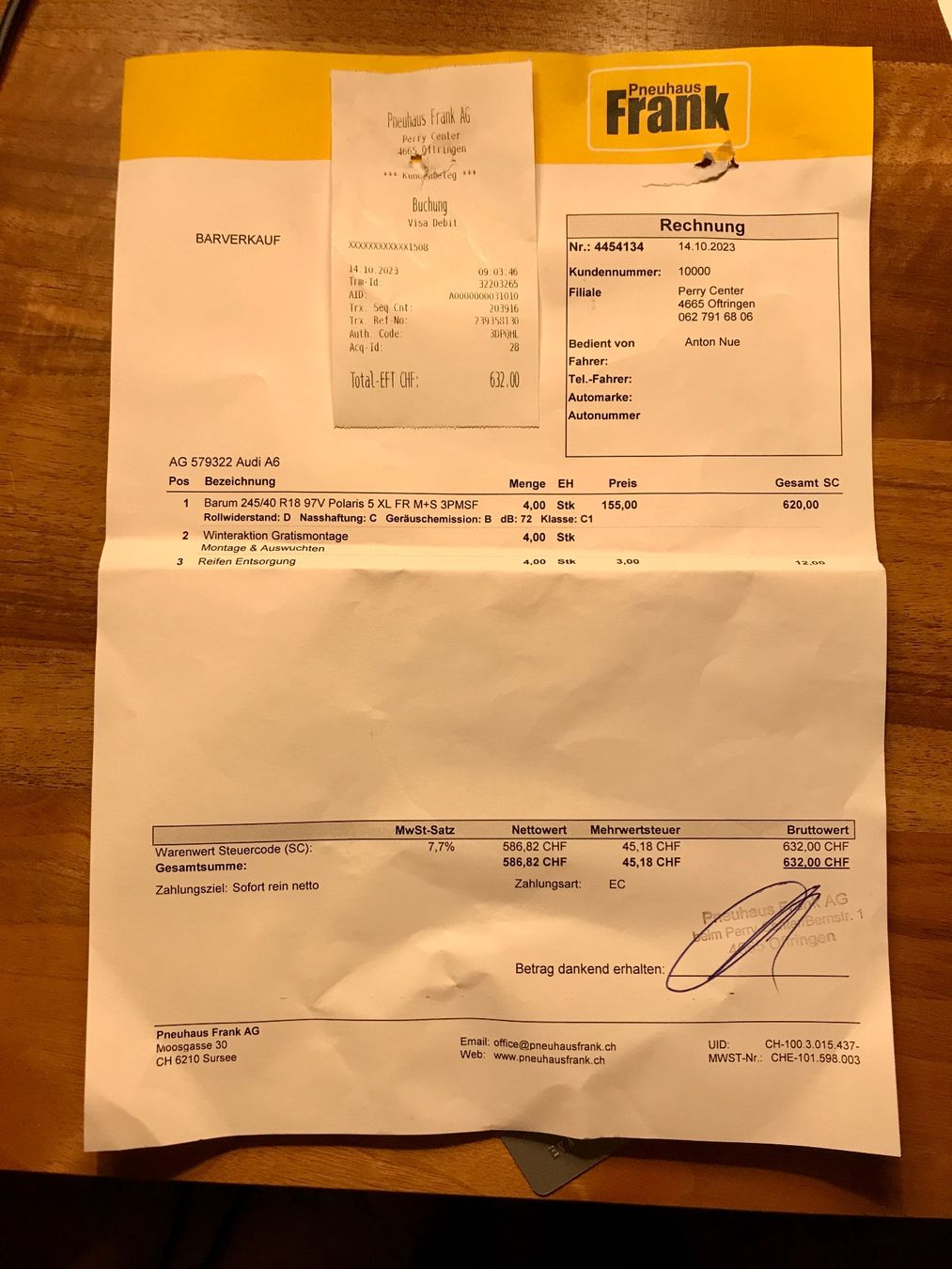 Pneus & Roues: 4 Winterpneu – D'occasion à Oftringen par westman 4