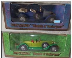 2 MATCHBOX - Prince Henry Vauxhall 1947/Stutz Bearcat 1931