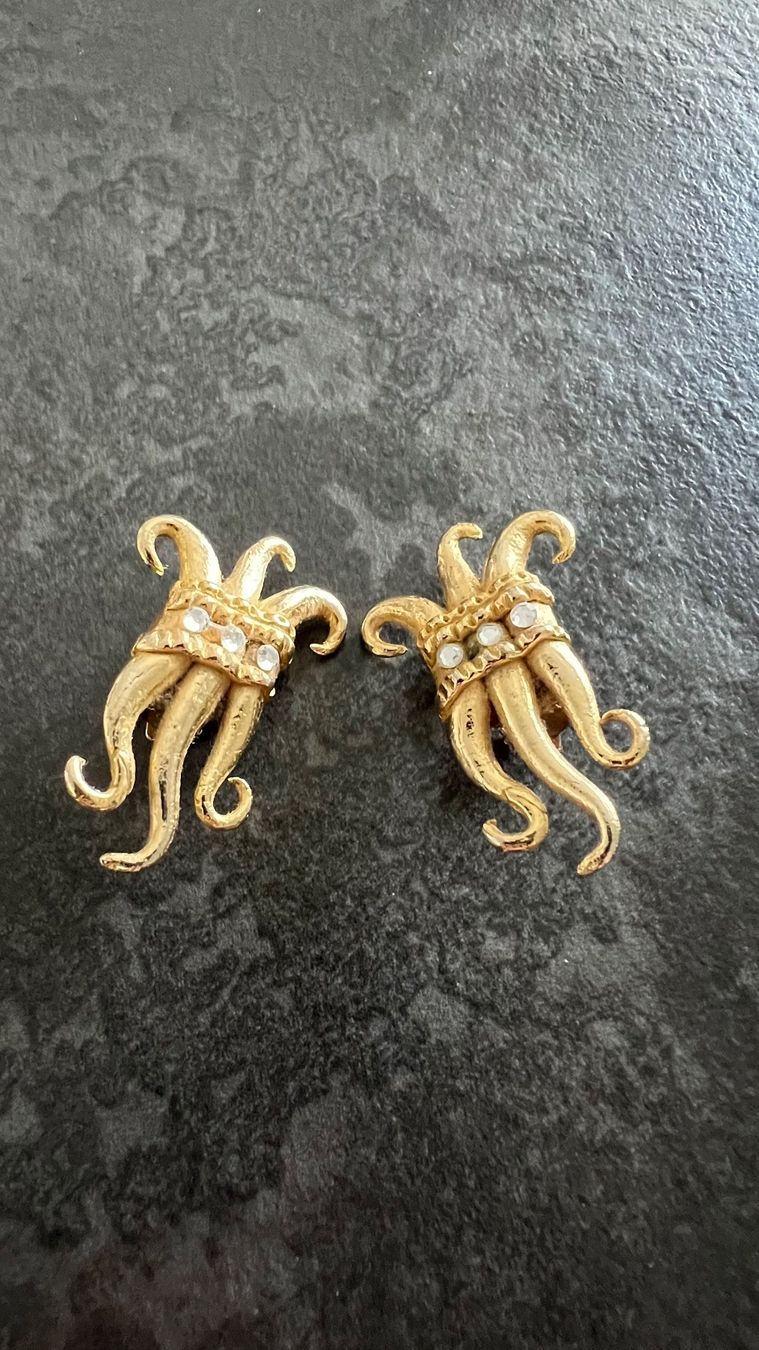 Orecchini pendenti & Orecchini a lobo: Boucle d’oreille vintage – Usato da Nyon venduto da stylevintage79 3