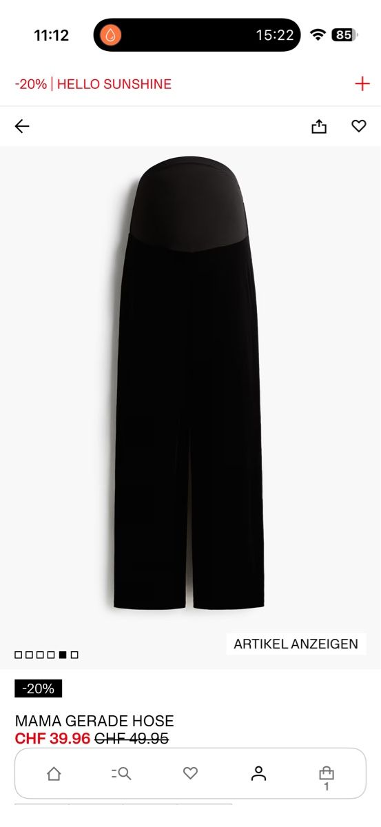 H&M Pantaloni: HM Maternity Hose – Nuovo (secondo la descrizione) da Thalwil venduto da Oiseau12
