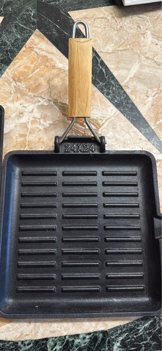 Pfannen: Zwei Grillpfannen Gusseisen  – Gebraucht aus Schaffhausen von Ibag 1