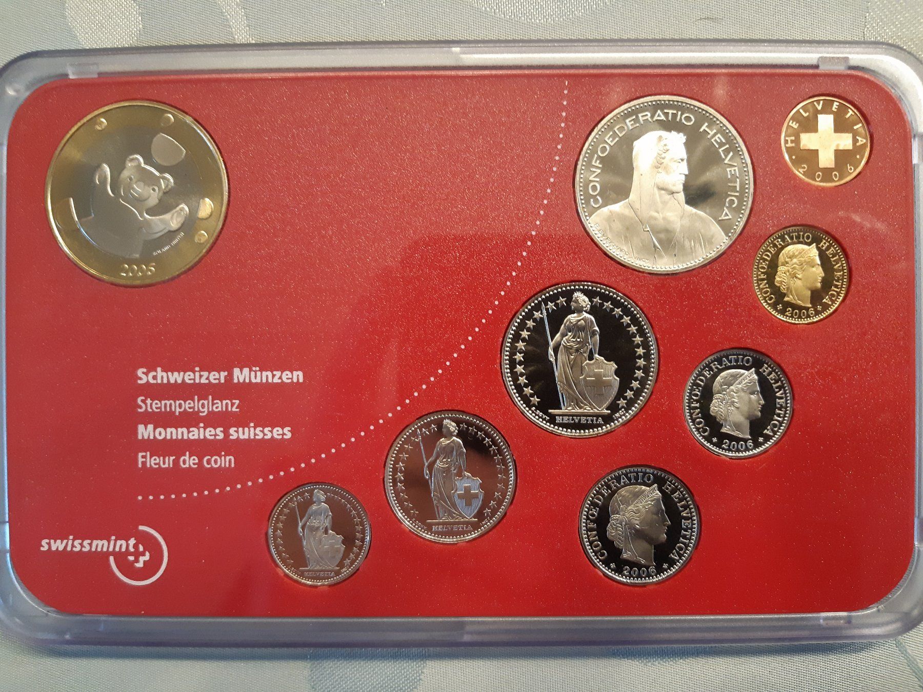 Tutti le monete: Münzsatz 2006 Stgl – Nuovo e nell'imballaggio originale da Pfaffnau venduto da Hotrunner0 1